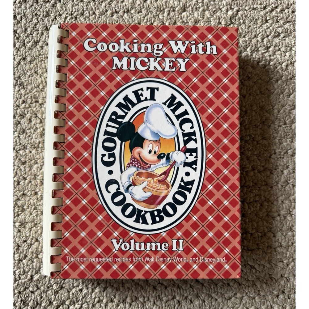 Vintage Cooking With Mickey Gourmet Cookbook Volume 2 Spiral Bound